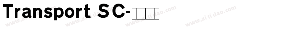 Transport SC字体转换